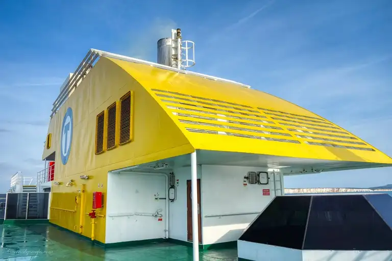 The power behind the ferry is a diesel engine to keep us going from a to b!