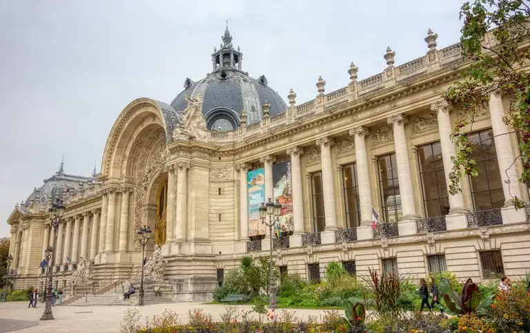  The wonderful building of the Petit Palais Art Museum which was built as part of the Exposition Universelle of 1900