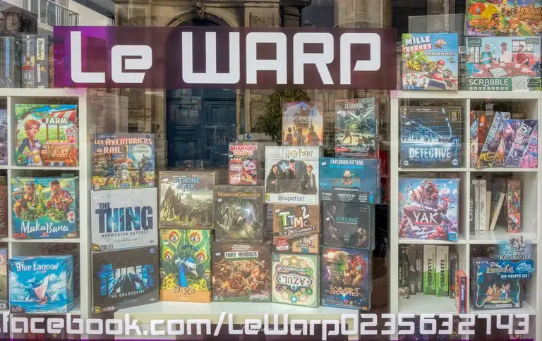 Le Warp game shop, Rouen
