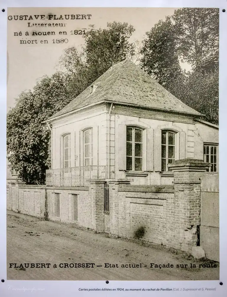 The Flaubert Pavilion (the only remaining part of the Flaubert family house still standing today) as photographed in 1904