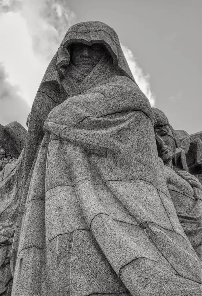  Detail of the 'Monument aux Morts' World War I & II Memorial