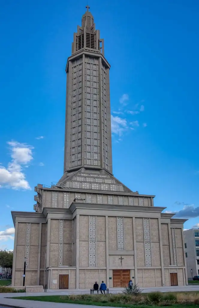 Église Saint-Joseph (St Joseph's Catholic Church), Le Havre - Brutalist design by Auguste Perret and built between 1951 and 1957/58