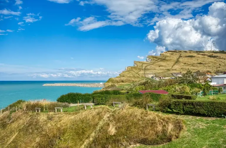 The gorgeous view that was the subject of Camille Pissarro's painting in the previous photo