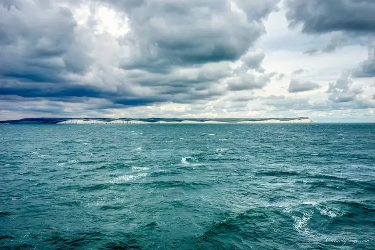 And there they are, the Seven Sisters in Sussex and my last photo of the entire trip before we arrive in Newhaven harbour - another fantastic adventure completed by bicycle in France! Vive La France!!! :D