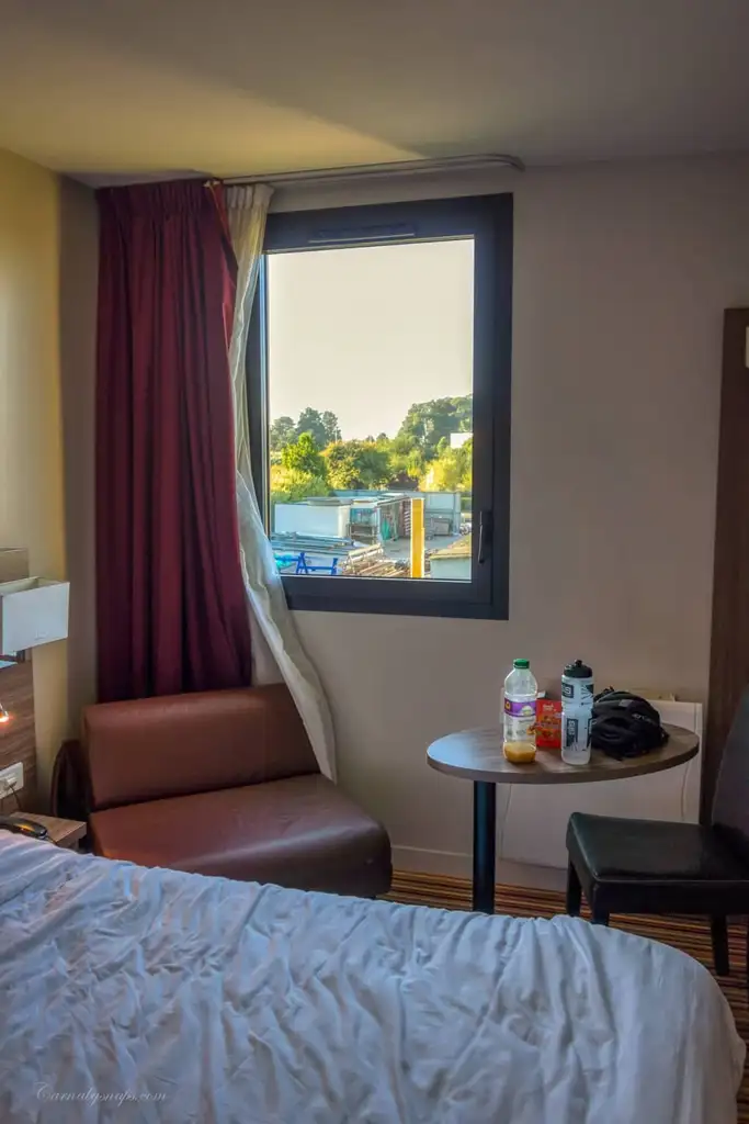 Morning from my lovely budget hotel room in Dieppe, now it's time to cycle into town to catch the ferry home...