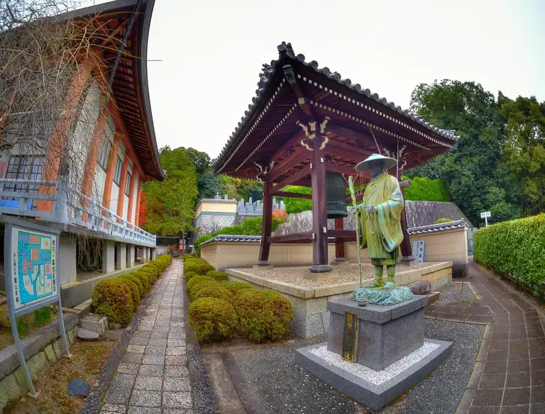 Statue at Koshoji Temple Ryozen Honbyo, Kyoto