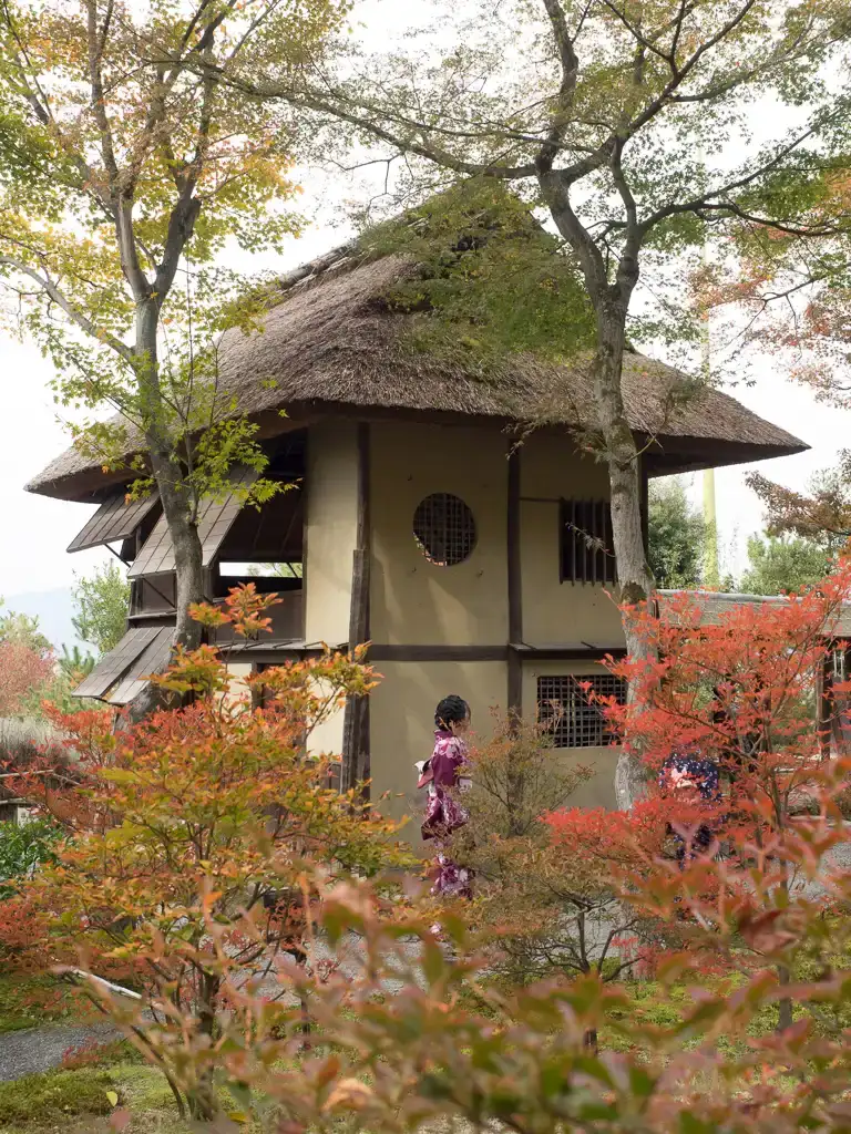  Jiutei with autumn colors in Kodai ji Kyoto