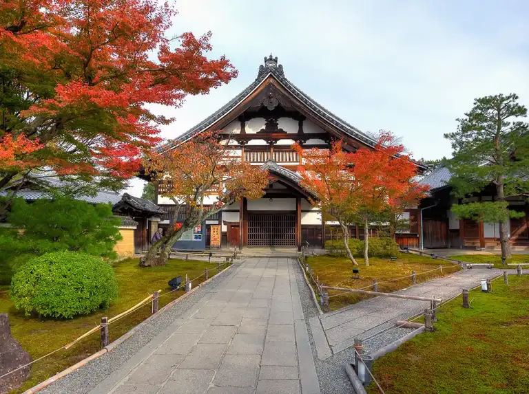 Entrance hall to Kodai ji, Kyoto