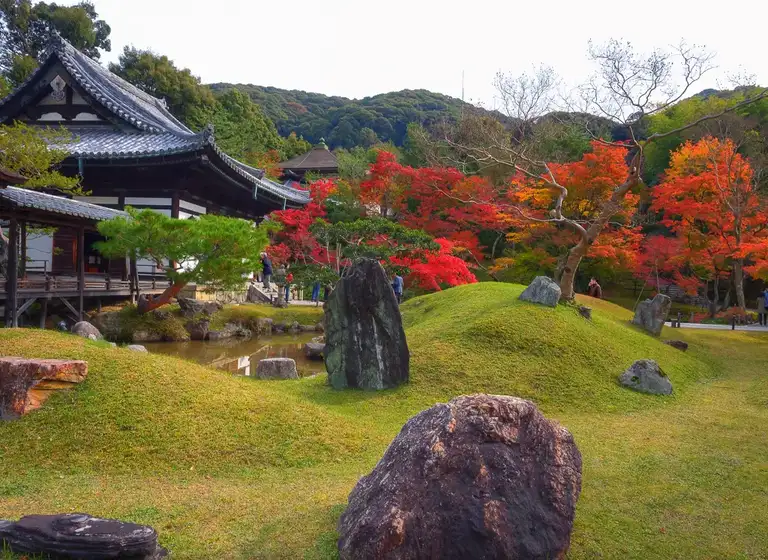 Place of worship in autumn colors at Kodai ji Kyoto
