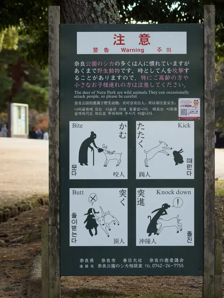 The Deer rule book Nara