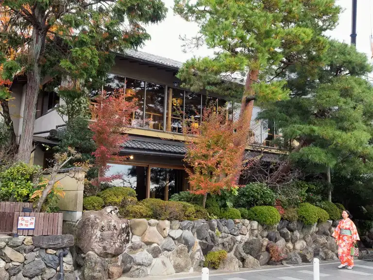 Riverside resturant Arashiyama