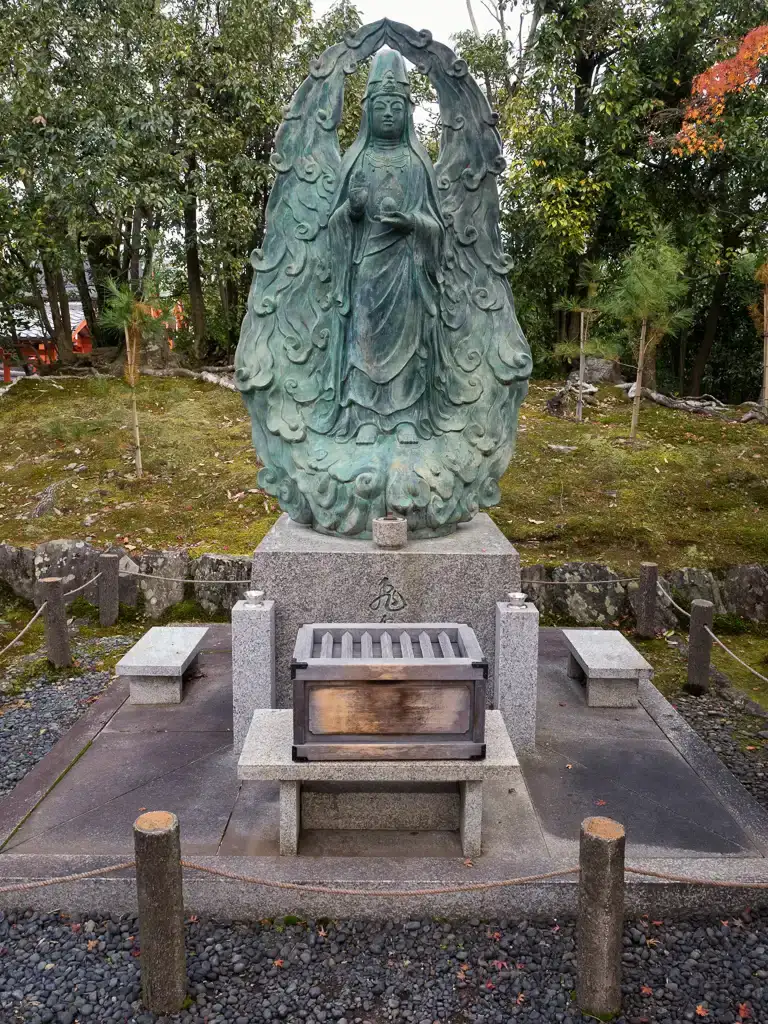  Statue just outside Tenryu ji Temple Arashiyama