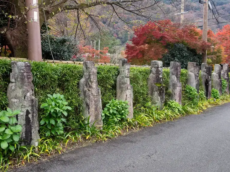  Arashiyama Arhat stone statues 01 Arashiyama