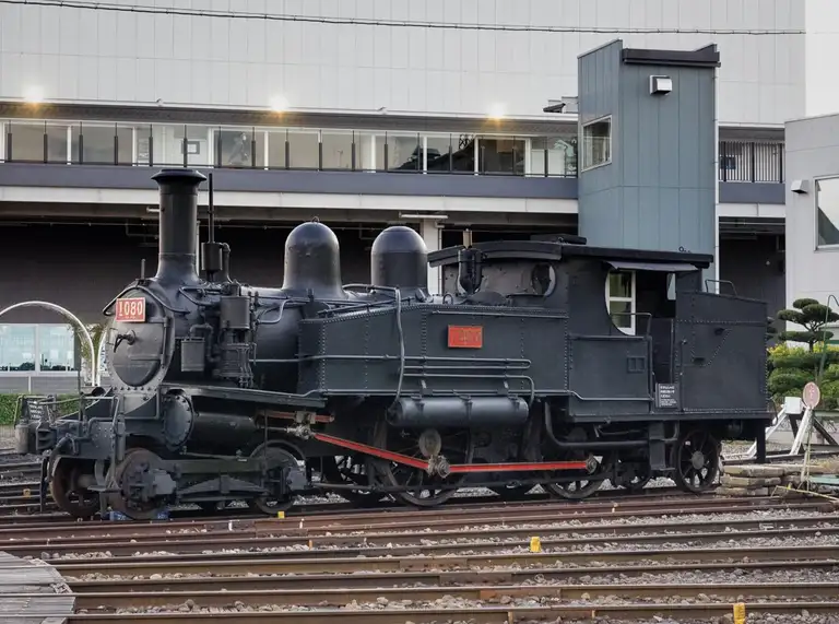 1070 1080 steam locomotive 1901 at the Kyoto Railway Museum Kyoto