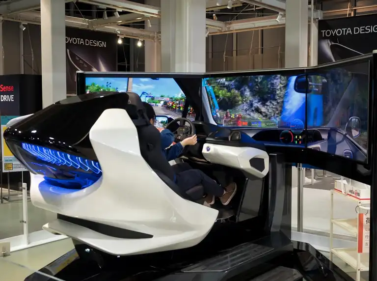  Toyotas safety simulator at Mega Web Toyota City Showcase Odaiba