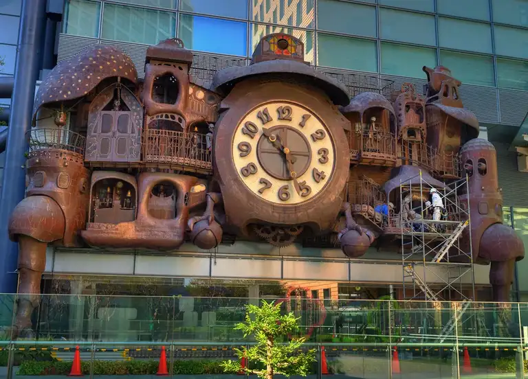 The NI-Tele Really BIG Clock or Giant Ghibli Clock Shiodome