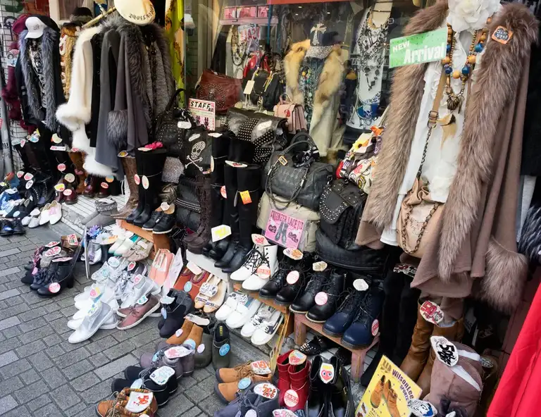  Clothes shop in Takeshita Street Harajuku