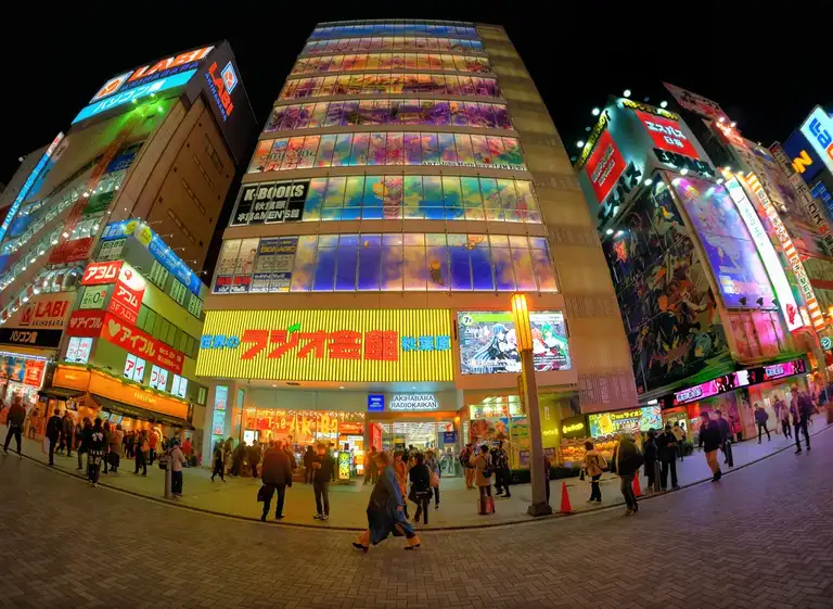 Colorful Akihabara Akihabara Night Time