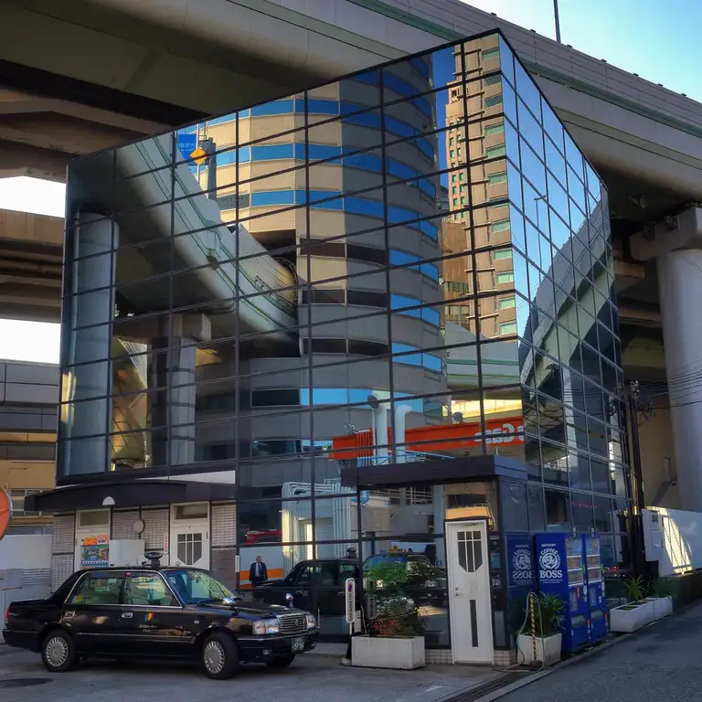 Reflection of The Gate Tower Building in Umeda Osaka
