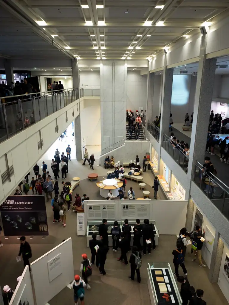  Inside the East Building of the Hiroshima Peace Memorial Museum Hiroshima