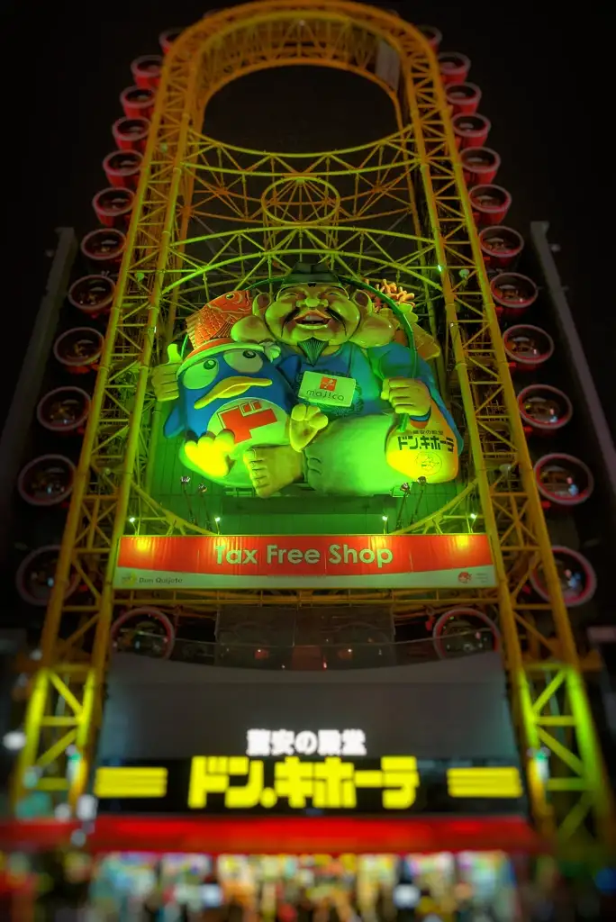  The Dotonbori Ferris Wheel opens in Jan 2018 after nine years its been out of commision Dotombori Osaka Night time